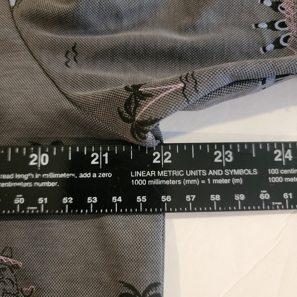 Travis Mathew Polo Shirt Men's Large Gray Beach Beer Parrot All over Print Golf - Picture 4 of 7